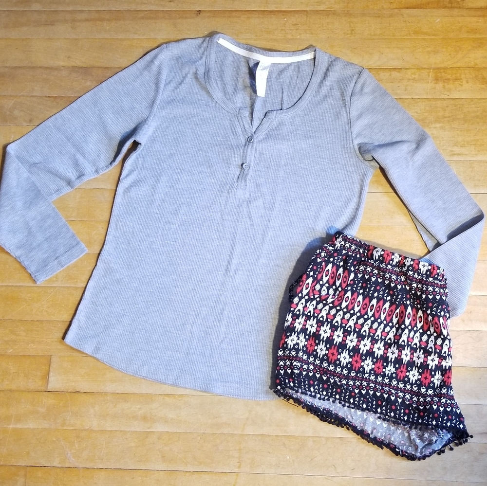 Light gray thermal longsleeve
